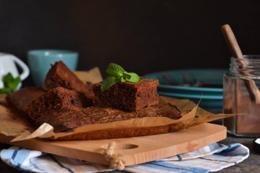 Brownie, çikolatalı klasik Amerikan pastası.