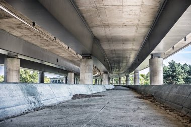 boş beton köprü inşaatı