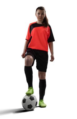 beyaz izole kadın oyuncusu