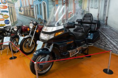 Irbit, Rusya, 27 Haziran 2019: Klasik motosiklet Honda Gl 1500 in