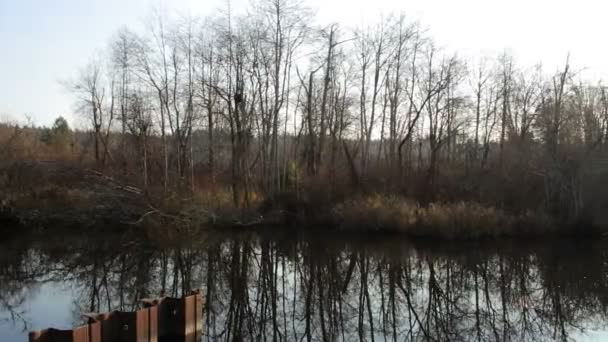 panoramique sur l'eau réfléchissante 