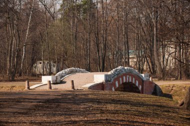 Winter Park bir nehir, ağaçlar ve buz