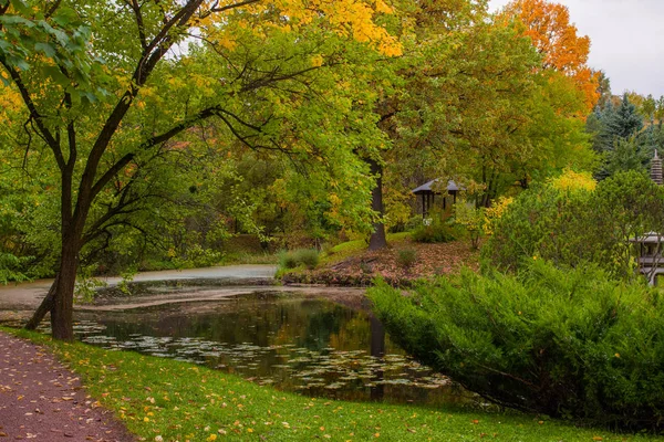 Botaniska trädgården, hösten Park — Stockfoto
