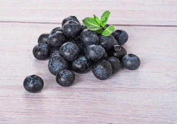 Blueberries Light Wooden Background — Stock Photo, Image