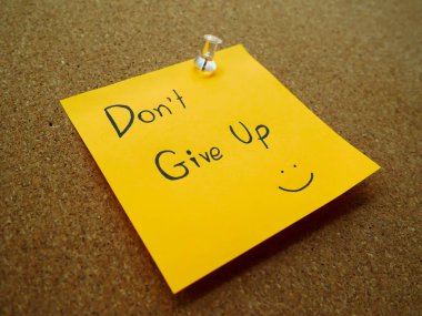Don't give up dekontunu deftere naklet