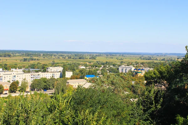 Vista sobre a cidade Chyhyryn — Fotografia de Stock