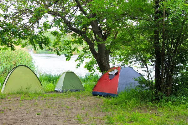 Çadır kampı — Stok fotoğraf