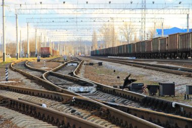 Tren yolu ve kargo trenler görüntüleme 