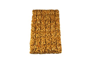 Brittles beyaz arka plan üzerinde izole ayçiçeği tohumu ile