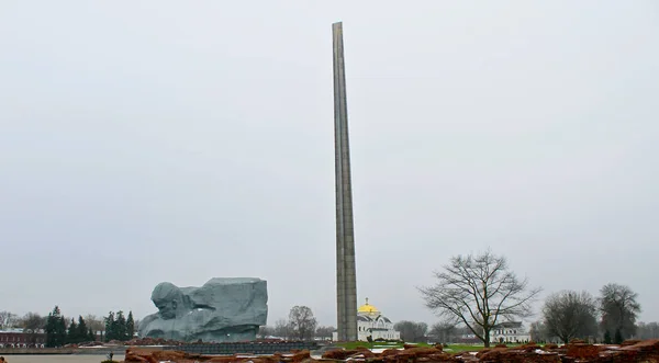 Monumentos em fortaleza de Brest, Bielorrússia — Fotografia de Stock