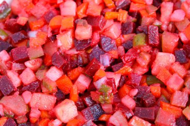 Rus pancar salatası salata sosu