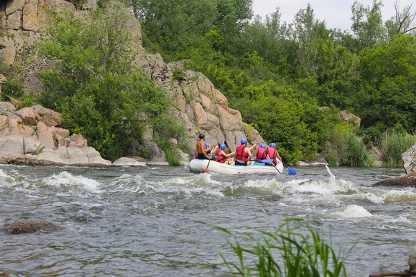 Rafting no rio Bug do Sul — Fotografia de Stock