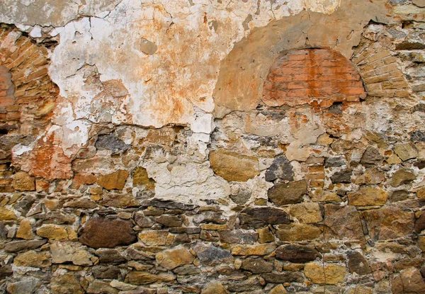 Υπόβαθρο του ξεπερασμένο παλαιό πέτρινο ντουβάρι — Φωτογραφία Αρχείου