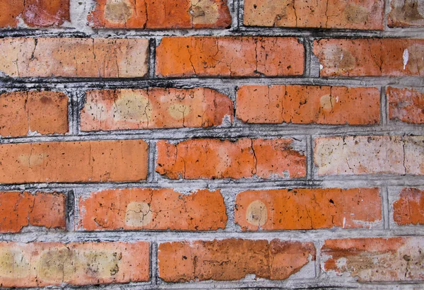 Hintergrund der roten Backsteinmauer — Stockfoto