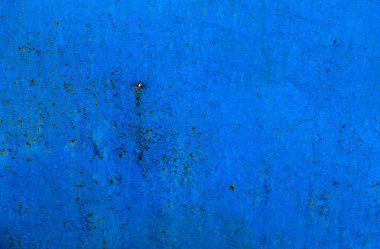 Mavi paslı metal doku