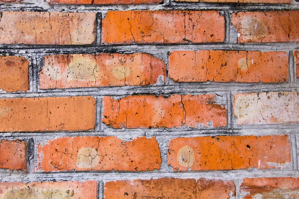 Hintergrund der roten Backsteinmauer — Stockfoto