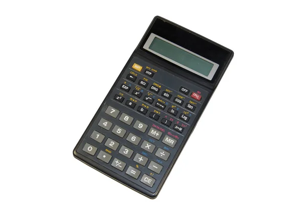 Kalkulator naukowy izolowany na białym tle — Zdjęcie stockowe