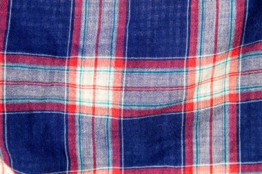 Kareli kumaş ekose doku. Geleneksel İskoç desen