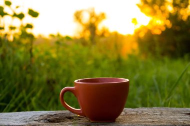 ahşap masa kahve sabah fincan 