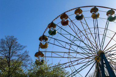 Şehir parkında dönme dolap