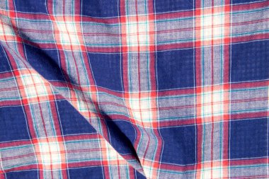 Kareli kumaş ekose doku. Geleneksel İskoç desen