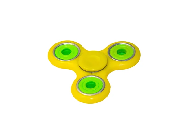 Fidget Spinner juguete aislado sobre fondo blanco — Foto de Stock