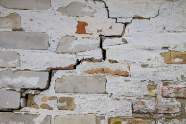 arka plan eski kırık tuğla duvar