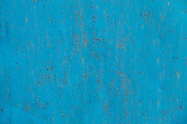 Mavi paslı metal doku