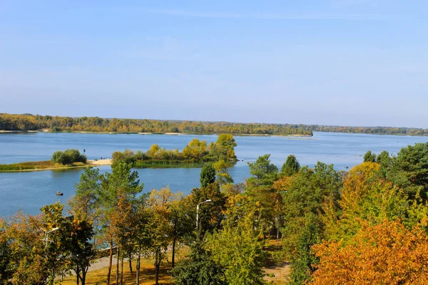 Utsikt över floden Dnepr — Stockfoto