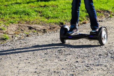 Bacaklar çocuğun kendi kendini şehrin mini hoverboard Dengeleme sürme