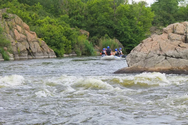 Rafting no rio Bug do Sul — Fotografia de Stock