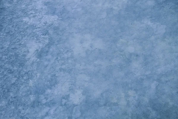 Η υφή της επιφάνειας του πάγου — Φωτογραφία Αρχείου