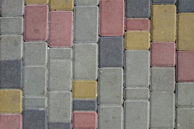 Kaldırımlar desenli arka plan. Bir kaldırımın ayrıntıları