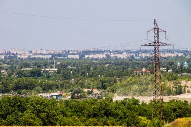 Kremenchug city, Ukrayna sanayi bölgesinde görüntüleyin