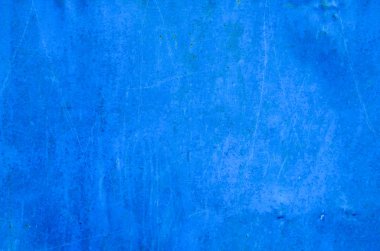 Mavi paslı metal doku. Grunge arka plan