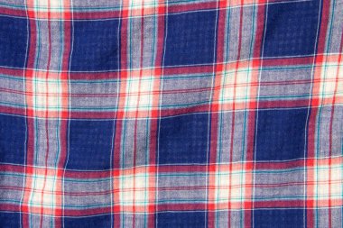 Kareli kumaş ekose doku. Geleneksel İskoç desen.