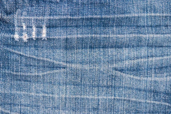 Джинсова текстура фону. Частина блакитних джинсів — стокове фото