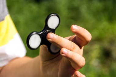 Çocuk oyuncak açık rahatlatma topluca spinner stres ile oynamak