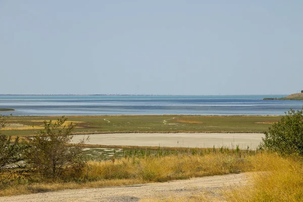Vue sur le lac Sivash, Ukraine — Photo