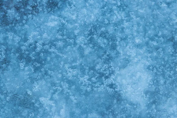 Textura de la superficie de hielo. Fondo de invierno — Foto de Stock