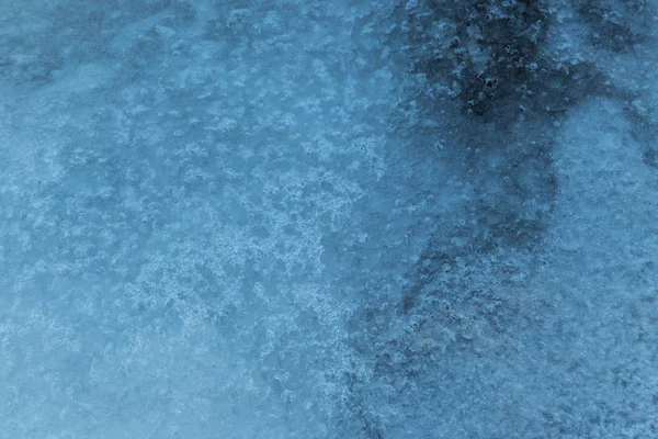 Υφή της επιφάνειας του πάγου. Χειμερινό υπόβαθρο — Φωτογραφία Αρχείου