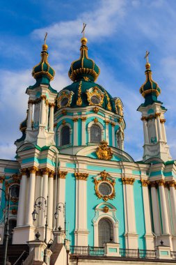 Ukrayna, Kyiv 'deki Aziz Andrew Ortodoks Kilisesi