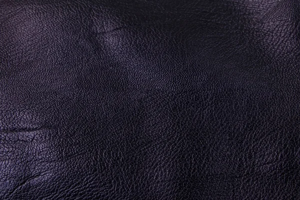 Black leather texture for background — Stock Photo, Image