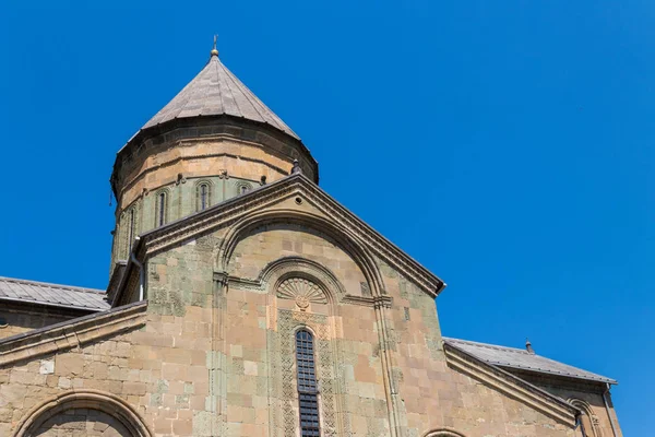Svetitskhoveli Ortodoxa katedralen (UNESCO: s världsarvslista) i Mtskheta, Georgien — Stockfoto