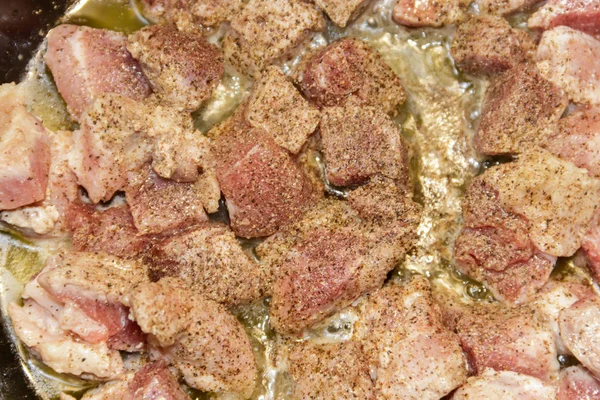 Carne di maiale tritata in cottura lenta — Foto Stock