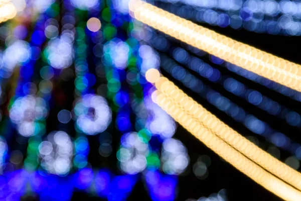 Sfondo natalizio. Natale festivo sfondo astratto con bokeh luci sfocate — Foto Stock