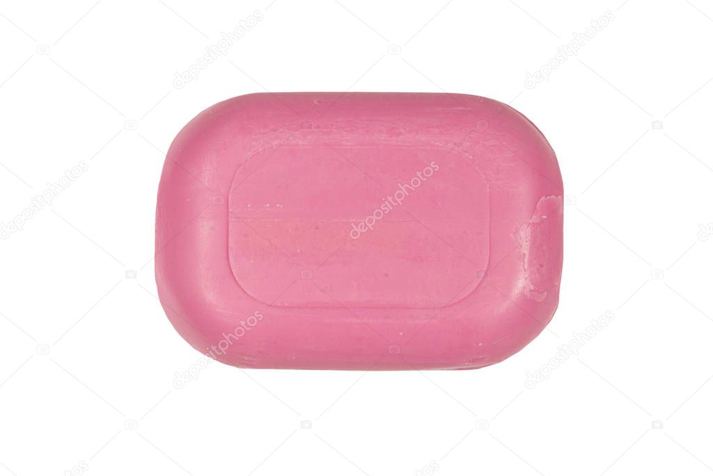 Soap bar isolated on the white background