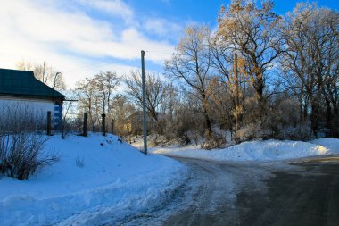 Kış kırsal arazisi