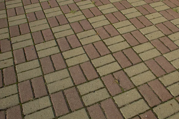 Sidewalk strukturerad bakgrund. Detalj av en trottoar — Stockfoto