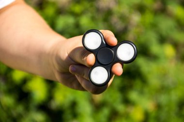 Çocuk oyuncak açık rahatlatma topluca spinner stres ile oynamak